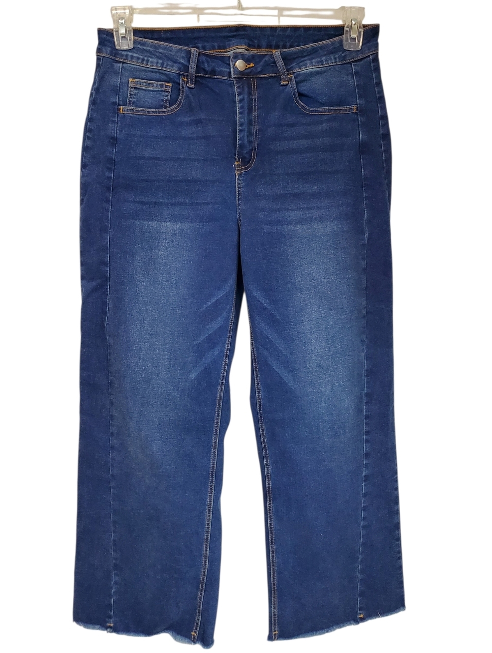 Sidefeel Jeans Dark Wash Size 18 Short Barrel Leg Office Siren Casual Business